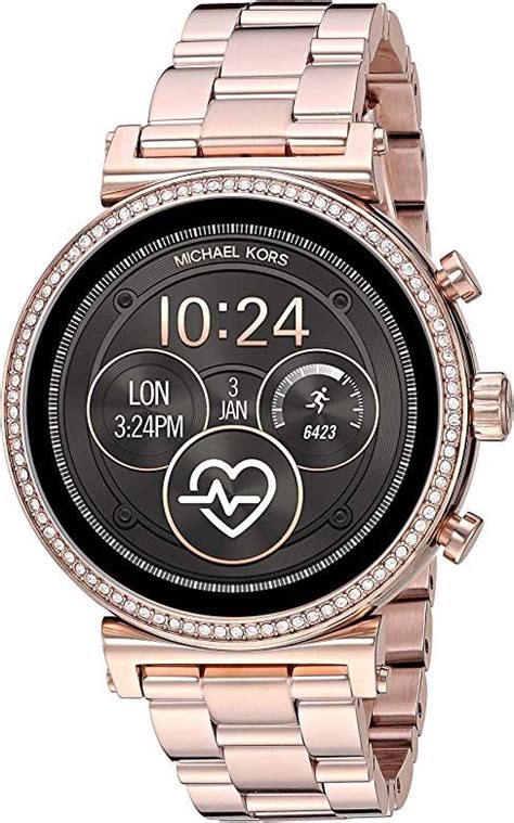 michael kors women's sofie smartwatch review|Michael Kors touchscreen smartwatch.